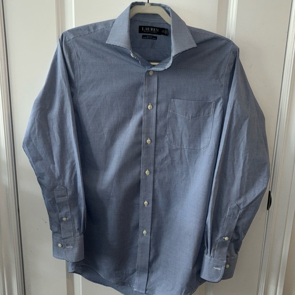 Lauren Ralph Lauren Other - Lauren Ralph Lauren Men’s Blue and White Chequered Dress Shirt